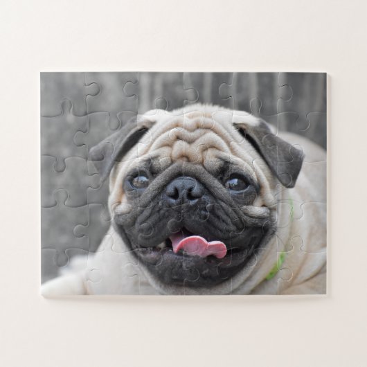Pug Puzzle Legpuzzel (Horizontaal)