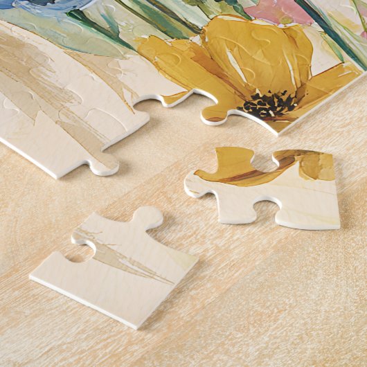 Pug Puzzle – Watercolor Legpuzzel (Zijkant)