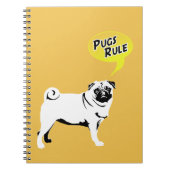 Pug Regels Boek Notitieboek (Voorkant)