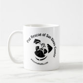 Pug Rescue of San Diego County Logo Koffiemok (Links)