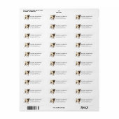 Pug Retouradreslabels Etiket (Full Sheet)