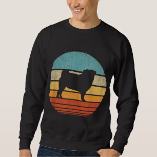 Pug Retro 60s 70s Zonnevaste Hondenliefhebbers Ma Trui