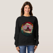Pug Retro Vintage Magnet Classic T-shirt 368 (Voorkant volledig)