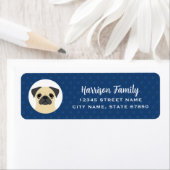 Pug Return Address Labels (Insitu)