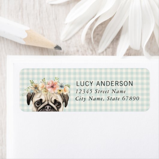 Pug Return Address Labels (Insitu)