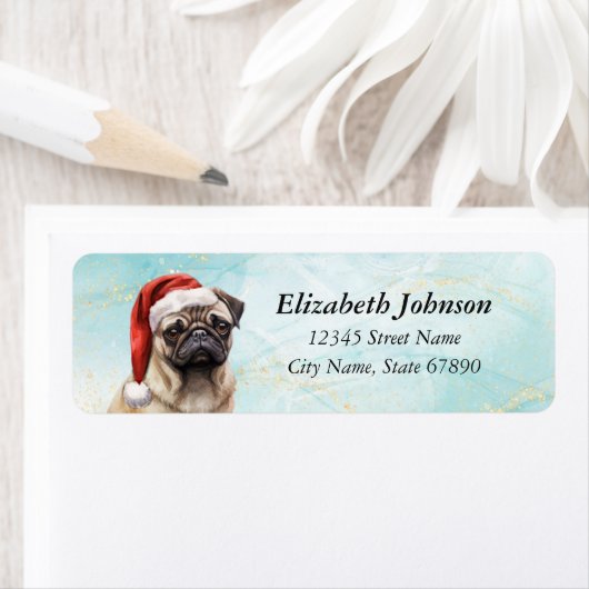 Pug Return Address Labels (Insitu)