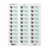 Pug Return Address Labels (Full Sheet)