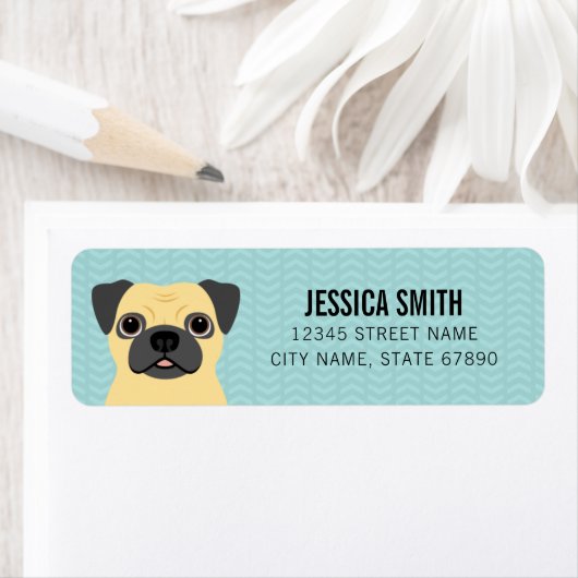 Pug Return Address Labels (Insitu)