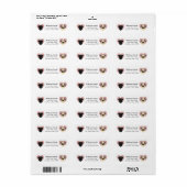 Pug Return Address Labels (Full Sheet)