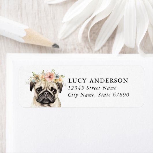 Pug Return Address Labels (Insitu)