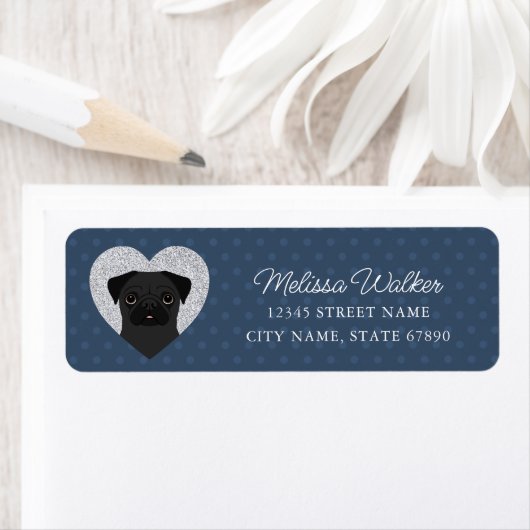Pug Return Address Labels (Insitu)