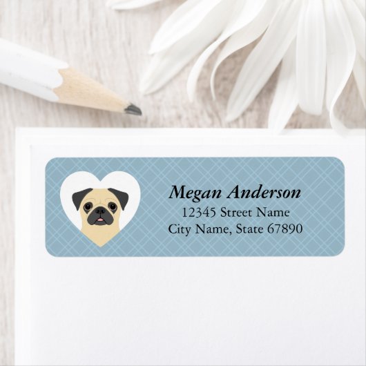 Pug Return Address Labels (Insitu)