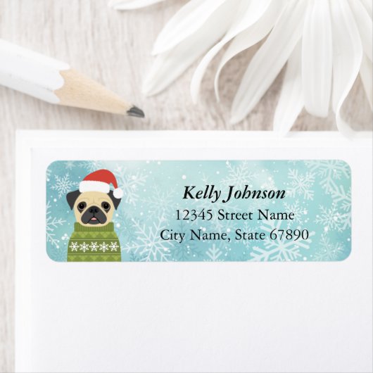 Pug Return Address Labels (Insitu)