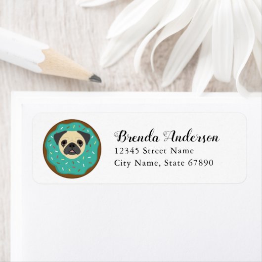 Pug Return Address Labels (Insitu)