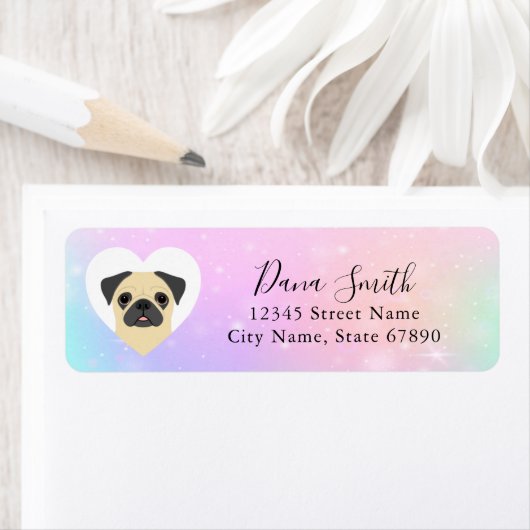 Pug Return Address Labels (Insitu)
