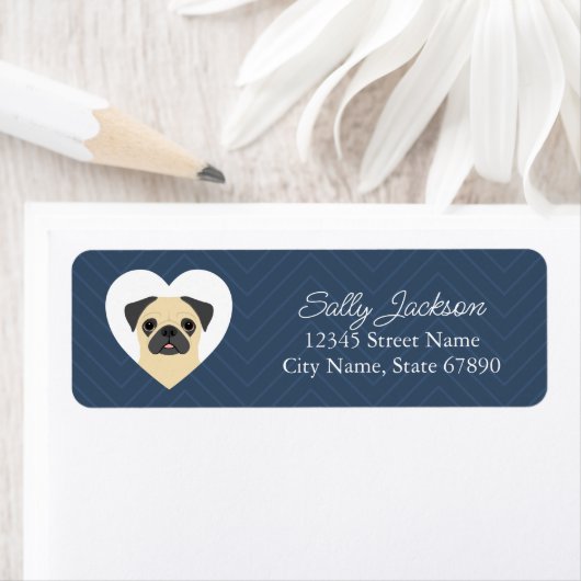 Pug Return Address Labels (Insitu)