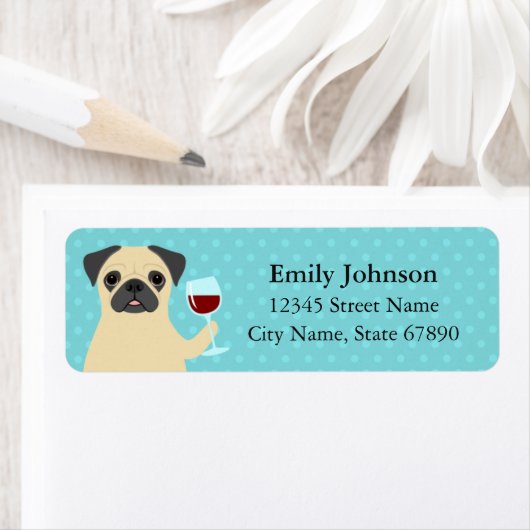 Pug Return Address Labels (Insitu)