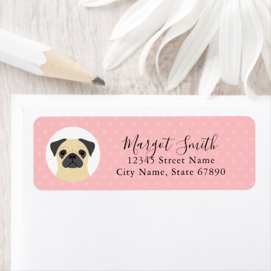 Pug Return Address Labels (Insitu)