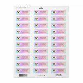 Pug Return Address Labels (Full Sheet)