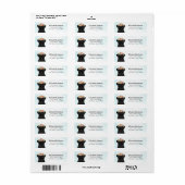 Pug Return Address Labels (Full Sheet)