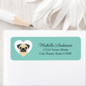 Pug Return Address Labels (Insitu)