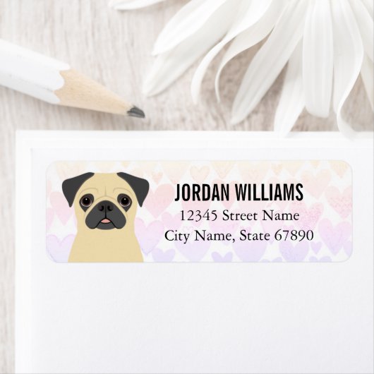 Pug Return Address Labels (Insitu)