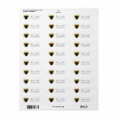 Pug Return Address Labels (Full Sheet)