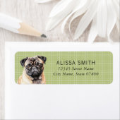 Pug Return Address Labels (Insitu)