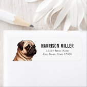 Pug Return Address Labels (Insitu)