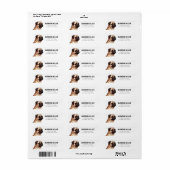 Pug Return Address Labels (Full Sheet)