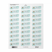 Pug Return Address Labels (Full Sheet)