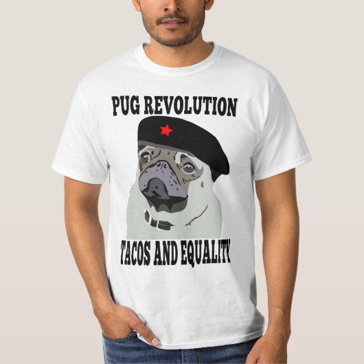 Pug Revolution T-shirt (Voorkant)