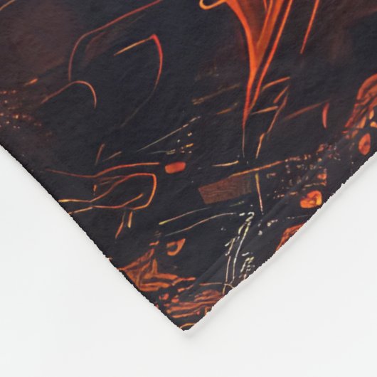 Pug Rijden Motorfiets Halloween eng Fleece Deken (Hoek)