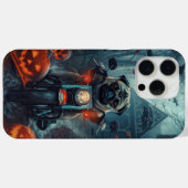 Pug Rijdende Motorfiets Halloween Griezelen Case-Mate iPhone Case (Achterkant (horizontaal))