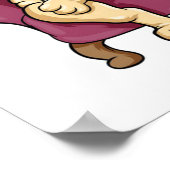 Pug-roker | Werkelijke koele pug Dog Poster (Hoek)