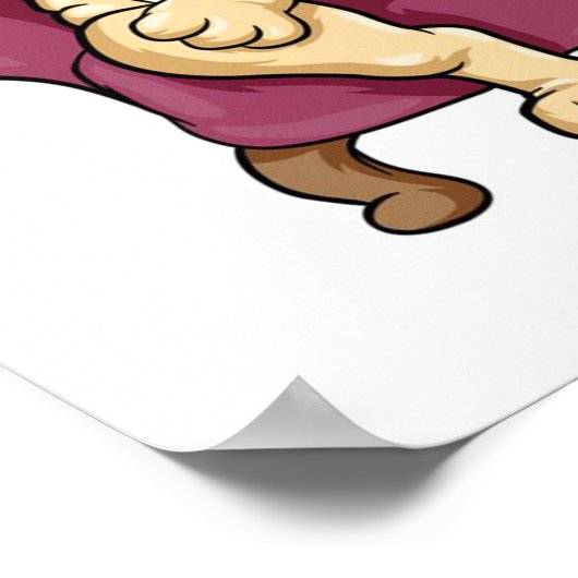 Pug-roker | Werkelijke koele pug Dog Poster (Hoek)