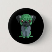 Pug Ronde Button 5,7 Cm (Voorkant)