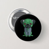 Pug Ronde Button 5,7 Cm (Voorkant /achterkant)
