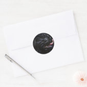 Pug Ronde Sticker (Envelop)