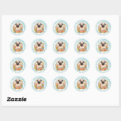 Pug Ronde Stickers (Vel)