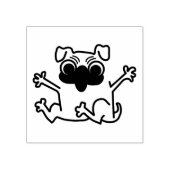 Pug Rubberstempel (Afrduk)