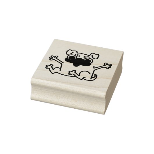 Pug Rubberstempel (Stempel)