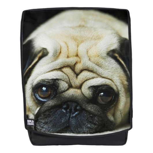 Pug Rugtassen (Voorkant)