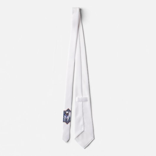 Pug Sailor Stropdas (Achterkant)