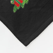 Pug Santa Hat Christmas Tree Lights Xmas Pugmas Do Fleece Deken (Hoek)