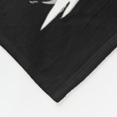 Pug Santa Riding Reindeer Christmas Holiday Puppy  Fleece Deken (Hoek)