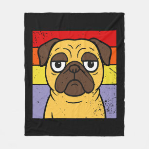 Pug Sarcastisch Gekke Puppy Hondenliefhebber Humo Fleece Deken
