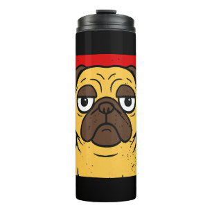 Pug Sarcastisch Gekke Puppy Hondenliefhebber Humo Thermosbeker