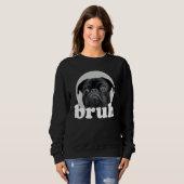 Pug says u201CBruhu201D u2013 Adorable Dog Humor Trui (Voorkant volledig)