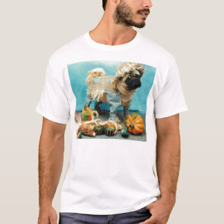 Pug Scarecrow T-Shirt